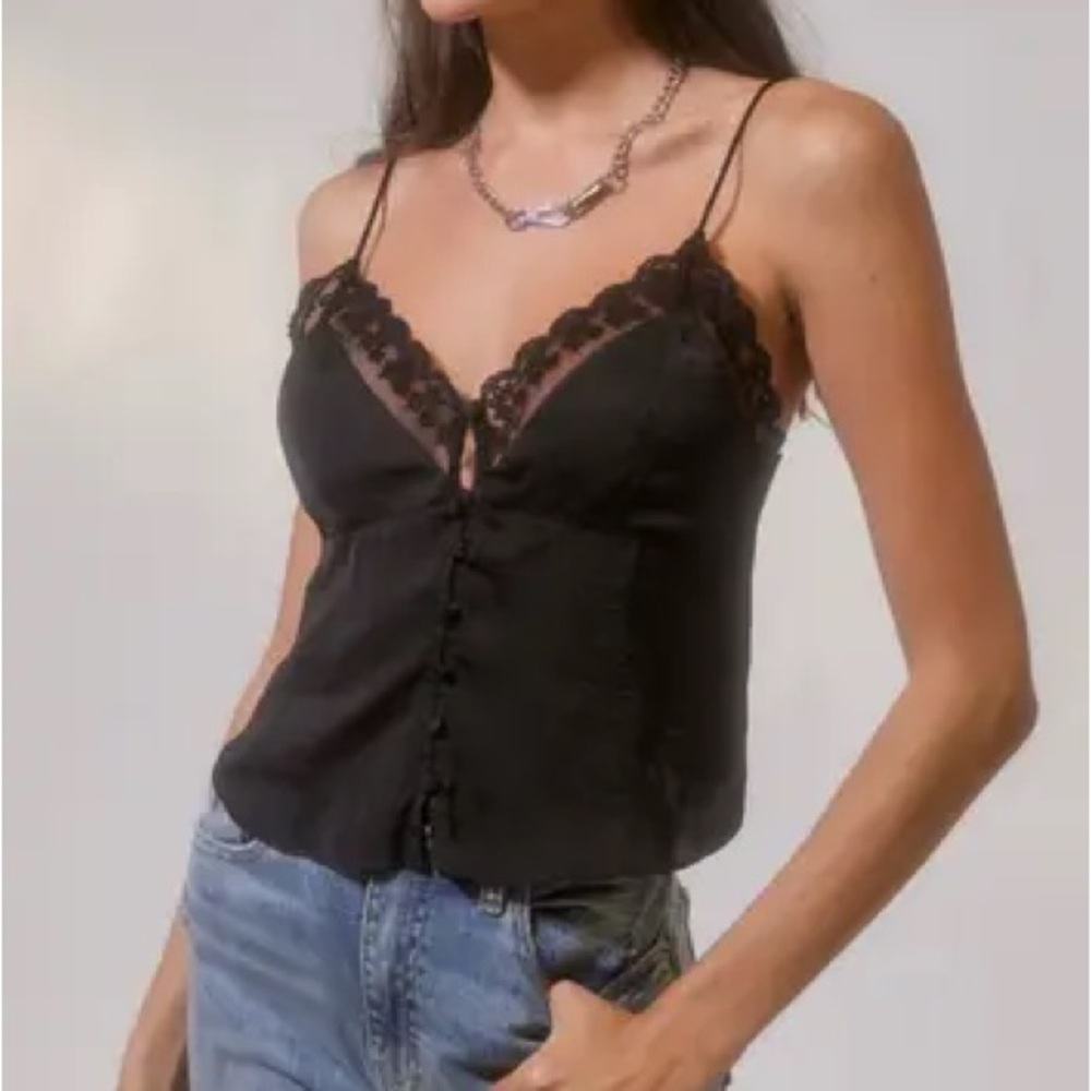 Black urban outfitters “dinner and drinks” top